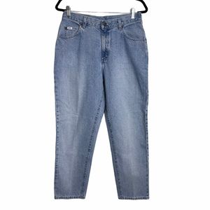 Vtg 80s Lee High Waisted Light Stonewash Mom Jeans